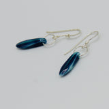 Jane Earrings in Two-Tone Blue