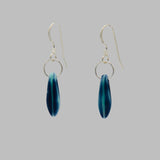 Jane Earrings in Two-Tone Blue