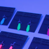 Jane Earrings in Neon Green