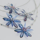 Elizabeth Necklace in Iris Purple with Silver Accent
