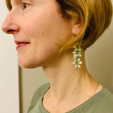Charlotte Earrings in Metallic Gray