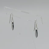 Jane Earrings in Shiny Royal Blue with Silver Back