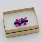 Tracy Earrings in Mix Of Pink, Purple and Blue