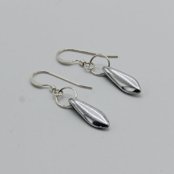 Jane Earrings in Shiny Silver
