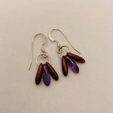 Janet Earrings in Copper Purple