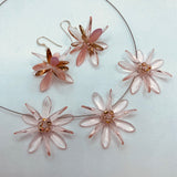 Laura Earrings in Soft Pink and Gold