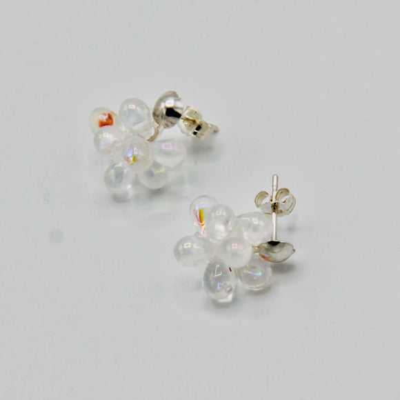 Taylor Post Earrings in Shiny Crystal Clear