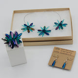 Anna Necklace in Turquoise and Blue Iris