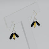 Janet Earrings in Black and Golden Yellow