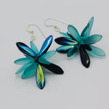 Laura Earrings in Turquoise and Shiny Black