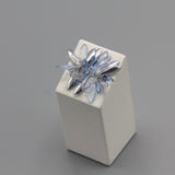 Wendy Ring in Silver Crystal with Light Blue Accents