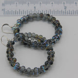 Hannah Earrings in Gray with Shine
