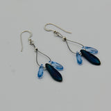 Janet Maxi Earrings in Blue