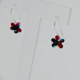 Tami Earrings in Shiny Red and Black