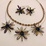 Anna Layered Necklace in Shiny Brown