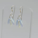 Janet Earrings in Frosty Blue and Illuminating