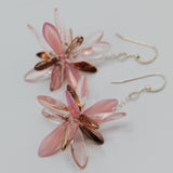 Laura Earrings in Soft Pink and Gold