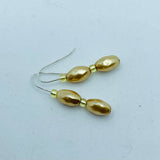 Olivia Earrings in Golden Pearl