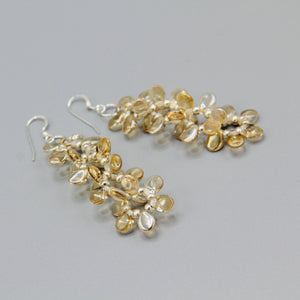 Charlotte Earrings in Crystal Gold