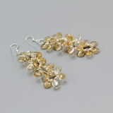 Charlotte Earrings in Crystal Gold