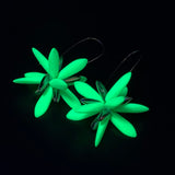 Eileen Earrings in Neon Green