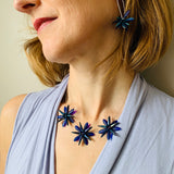 Anna Necklace in Iris Blue