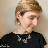 Eileen Earrings in Crystal Cream